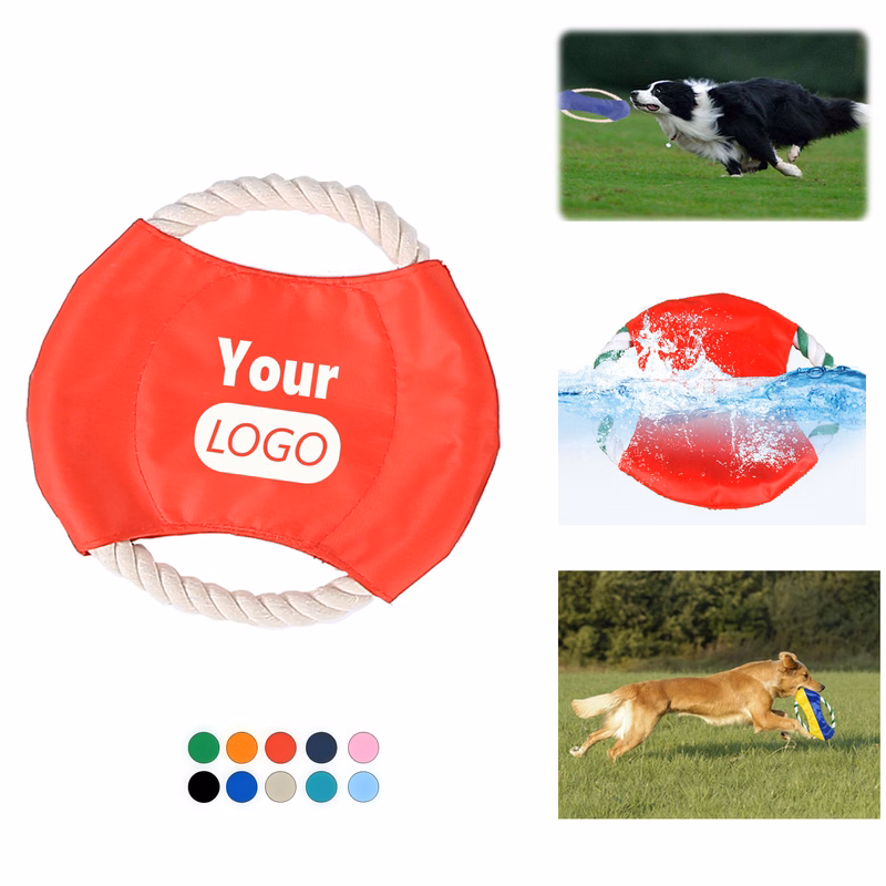 Pet Flying Disc Chew Rope Toy Training Design for Dog