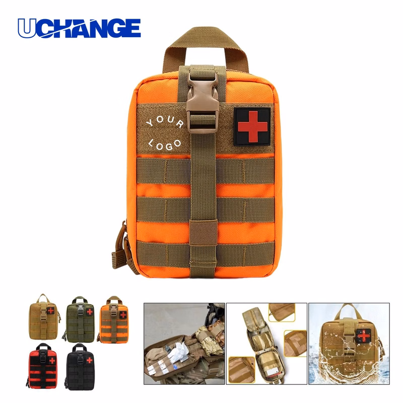 Compact Outdoor First Aid Kit Organizer 8x6 Inch