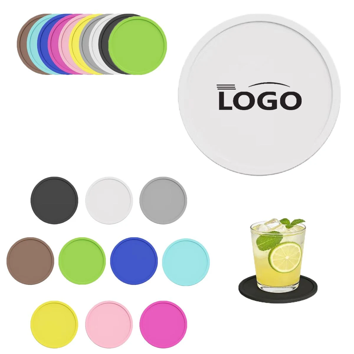 Food Grade Silicone Drink Coaster 1