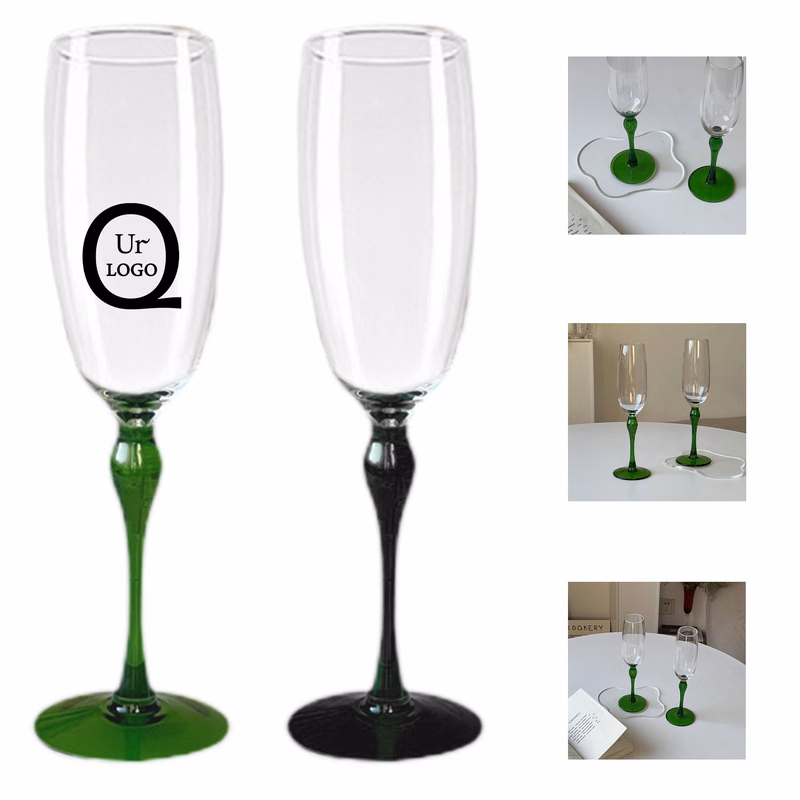 Vintage Champagne Flutes Glass