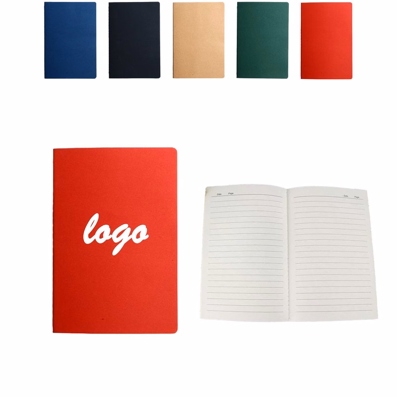A5 Kraft Paper Stitched Notebook Custom Logo