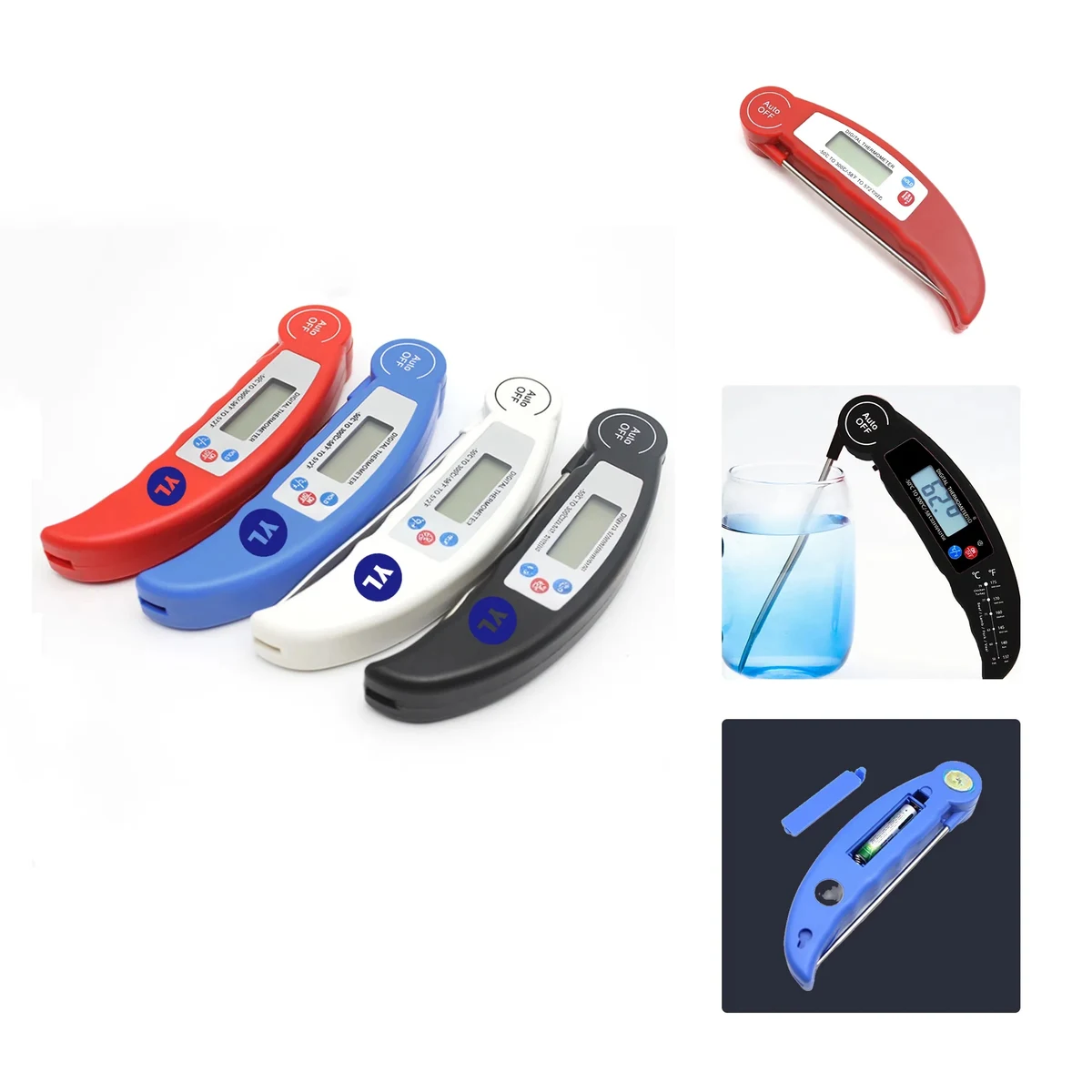Digital Food Thermometer Probe Kitchen BBQ 1