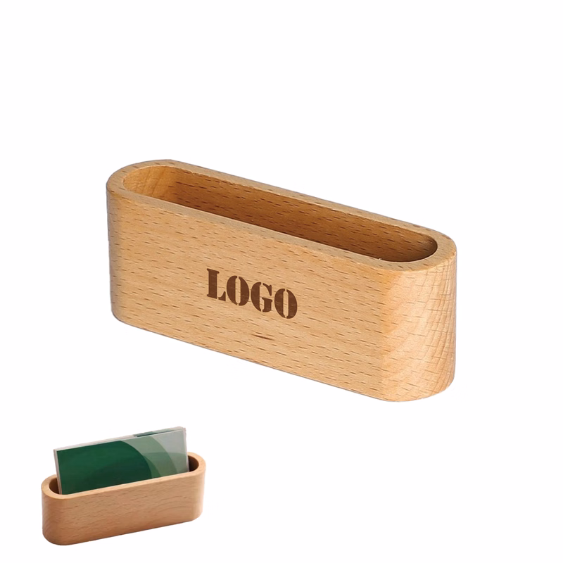 Wooden Business Card Box
