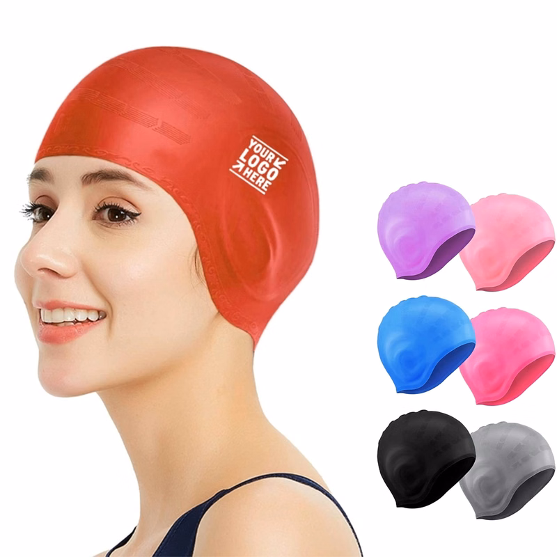 Ear Protection Silicone Swimming Cap