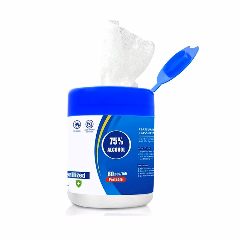 Disposable Alcohol Disinfecting Wipes In Bottle