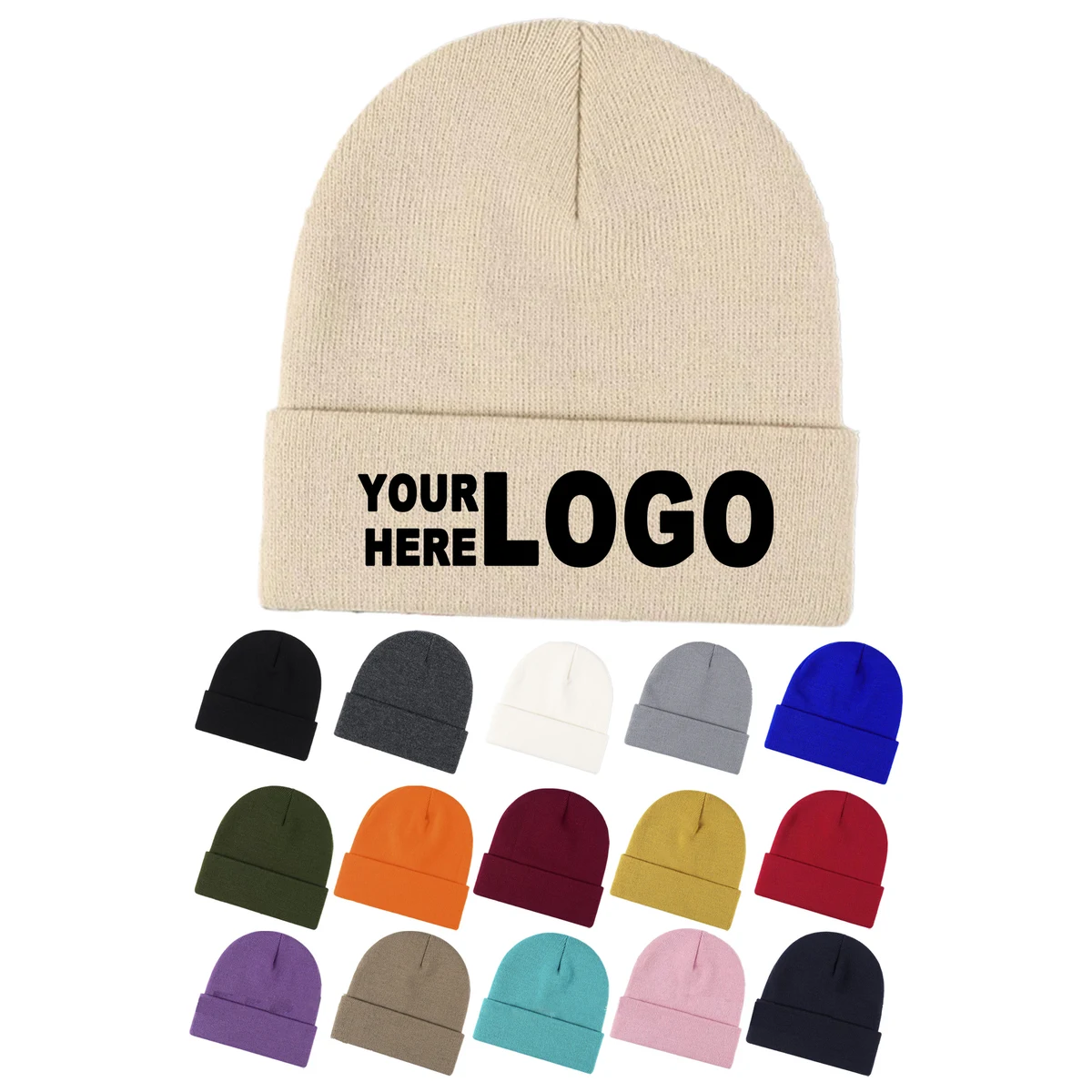 Cuffed Knit Beanie 1