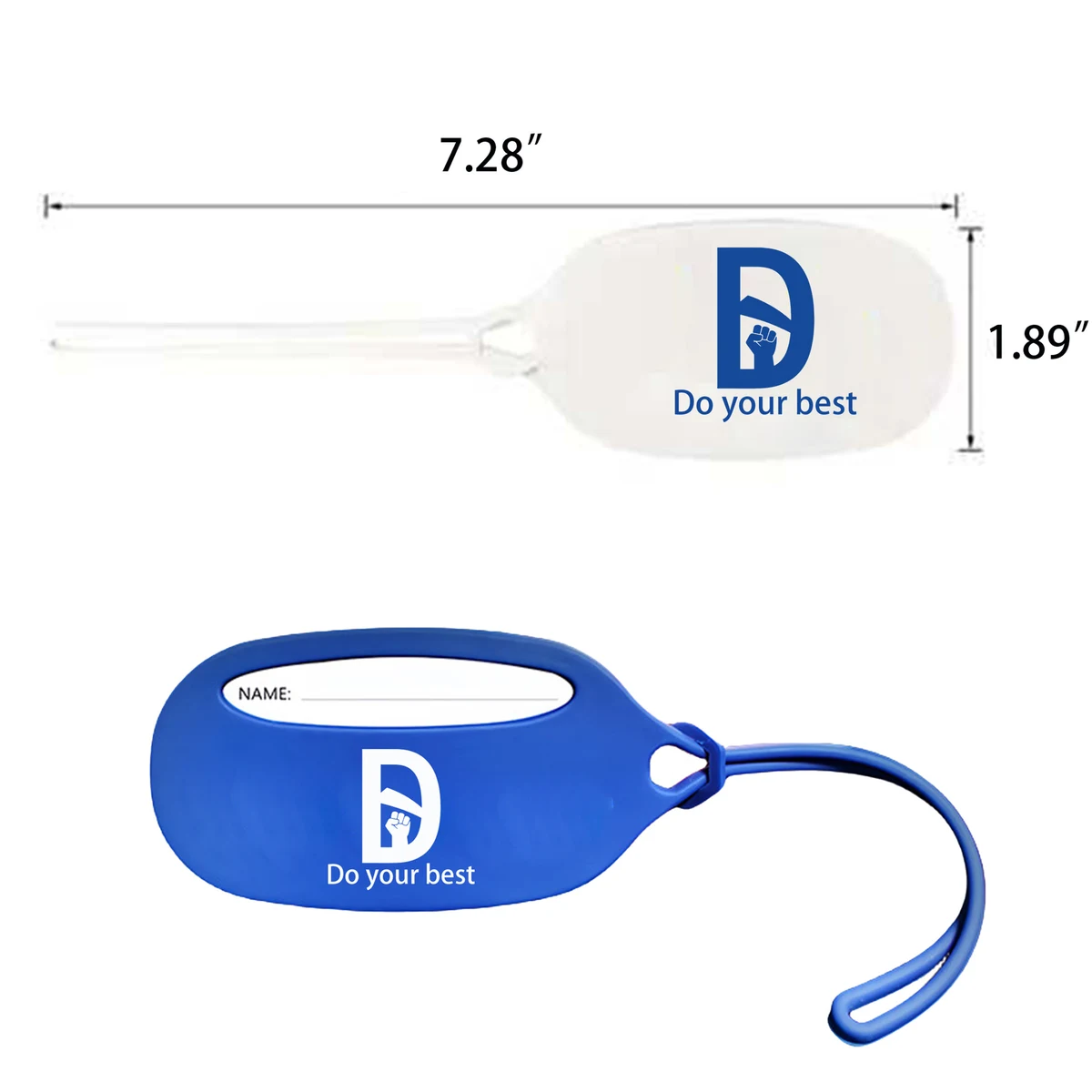 Travel Essentials Silicone Bag Tag 1