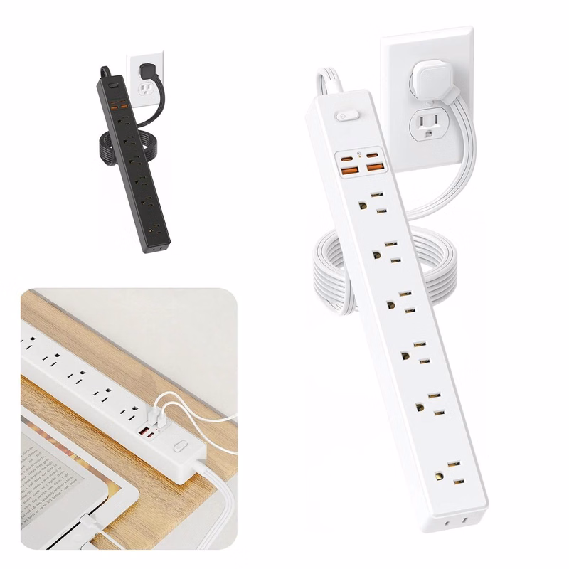 6 Ft Power Strip Surge Protector