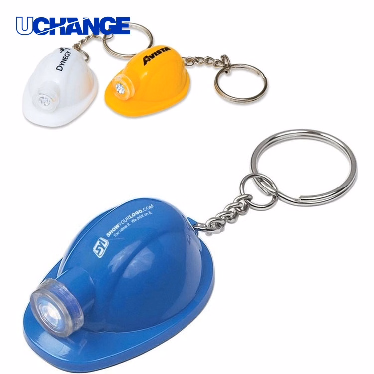 LED Helmet Safety Hard Hat Keychain Reflective Safety Accessory