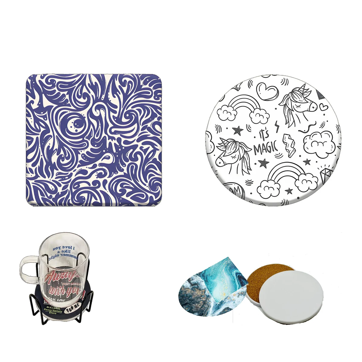 Ceramic Water Absorbing Coaster 1