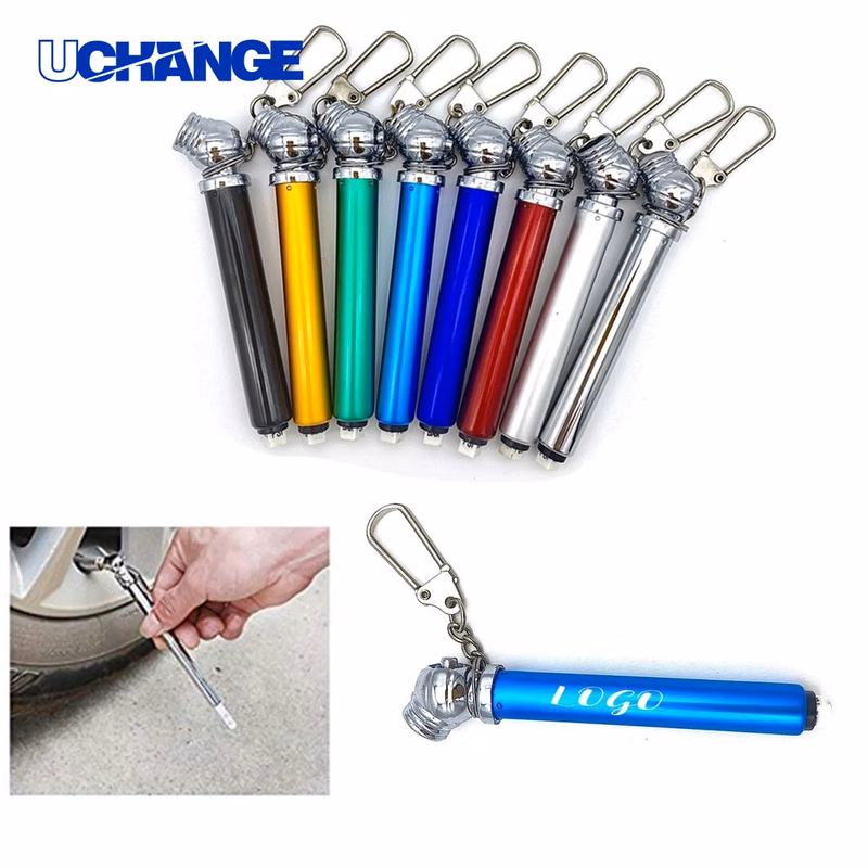 Mini Tire Gauge Keychain Tool