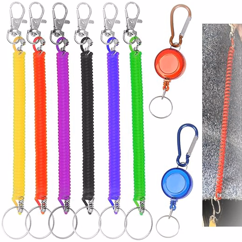 Stretchy Spiral Keyring