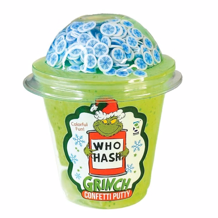 Grinch Who-Hash Putty Green & White