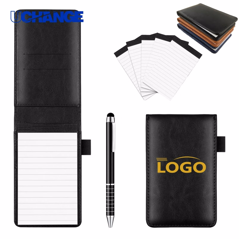 Memo Pad with Integrated Card Holder