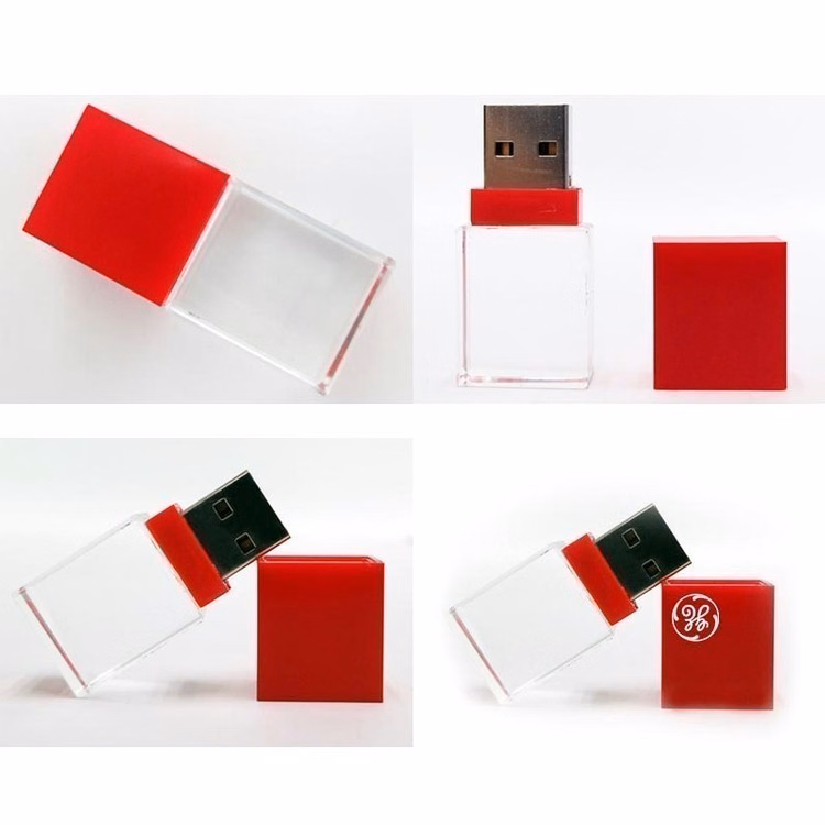 Lightweight Mini Crystal USB Flash Drive
