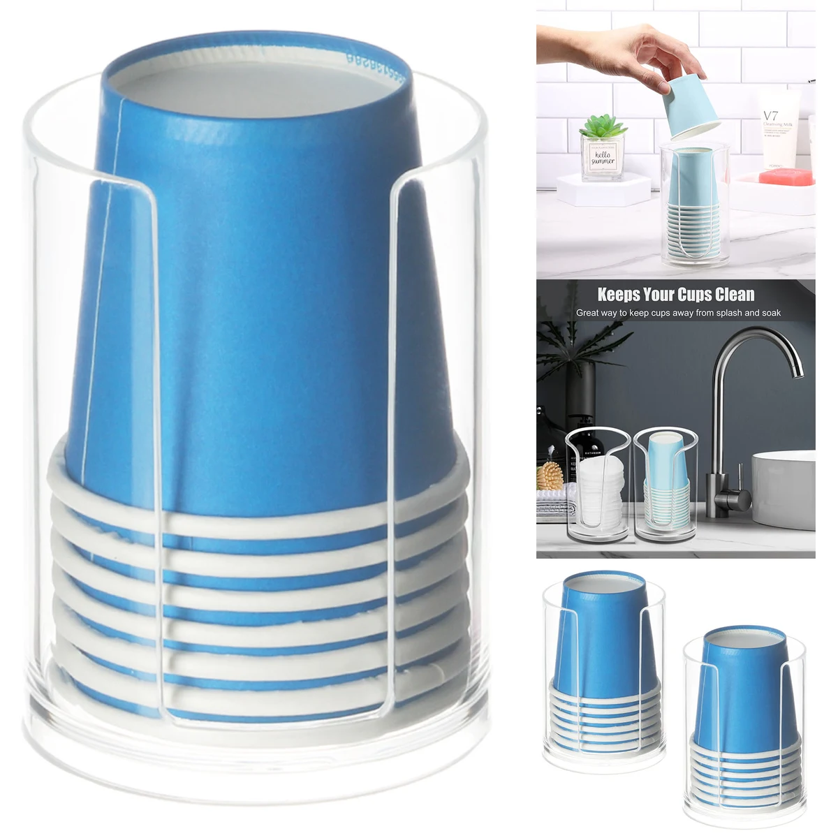 Bathroom Cup Dispenser 1
