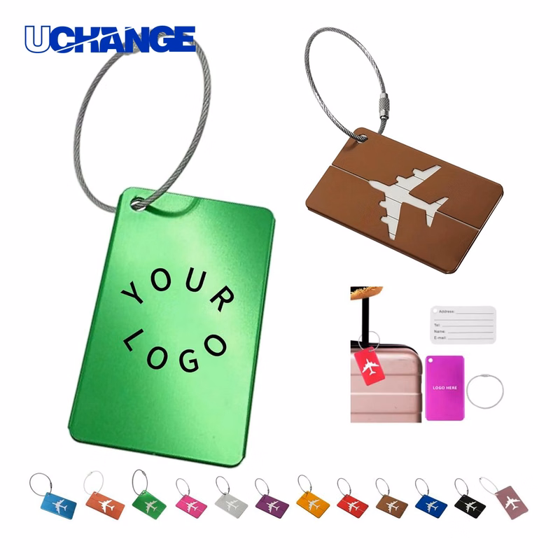 Aluminum Luggage Tag Customizable for Travel Gear