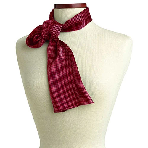 Pink Carlton Silk Scarf - 8"x45" 1
