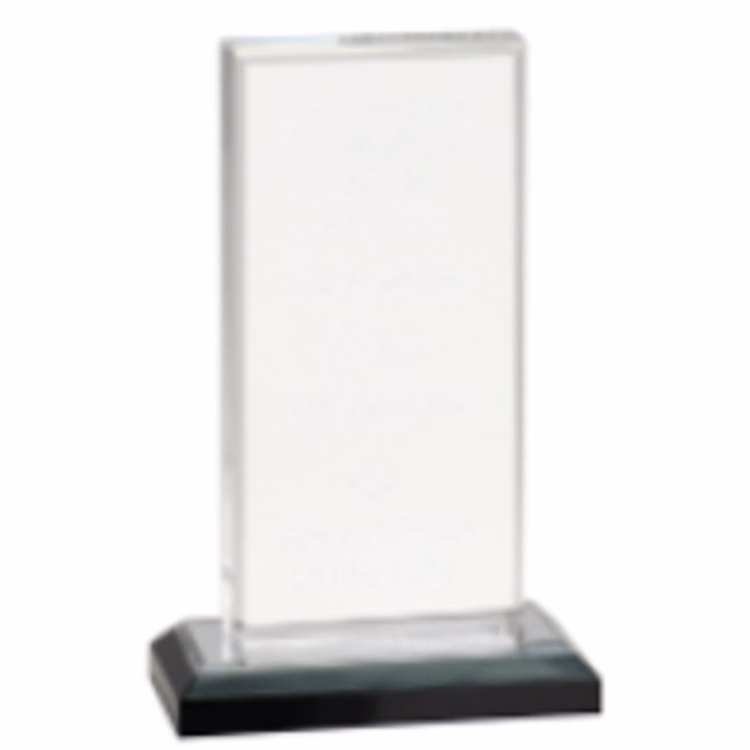 5X8 Silver Beveled Impress Acrylic Award