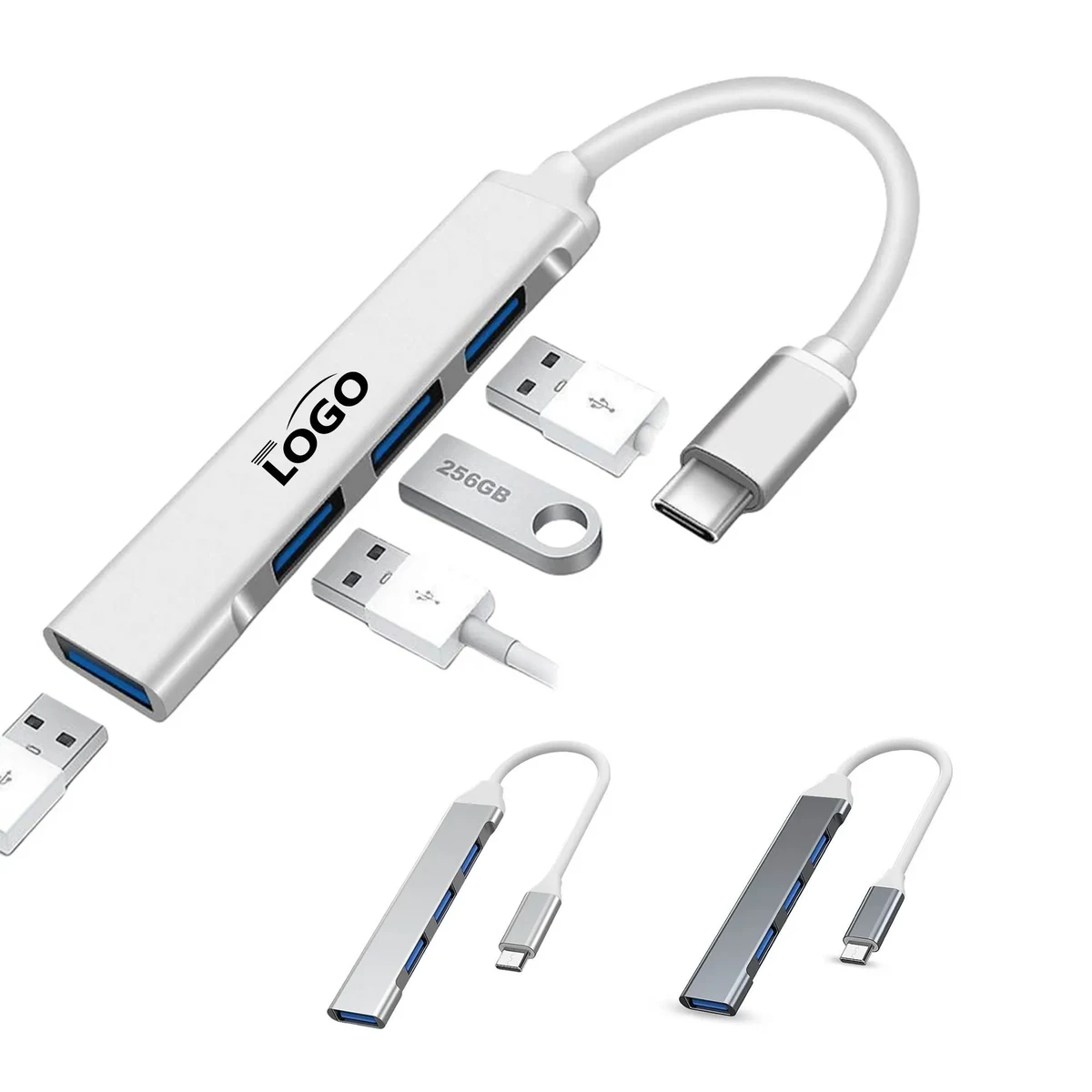Type C To USB Adapter 4 Ports 1