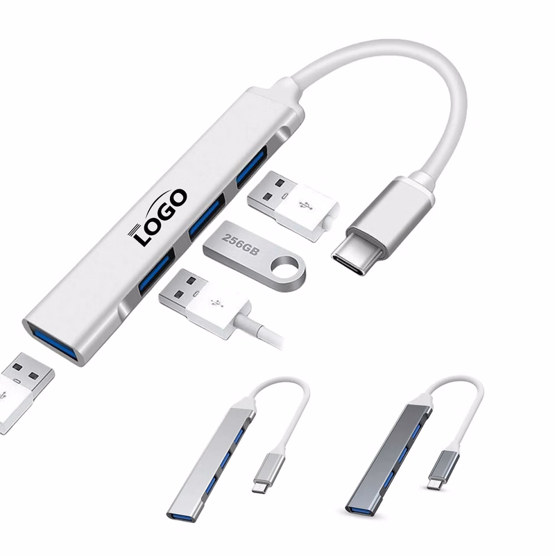 Type C To USB  Adapter 4 Ports