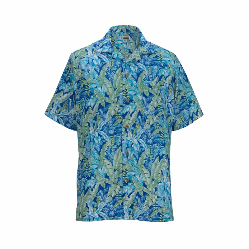 Tropical Leaf Camp Shirt