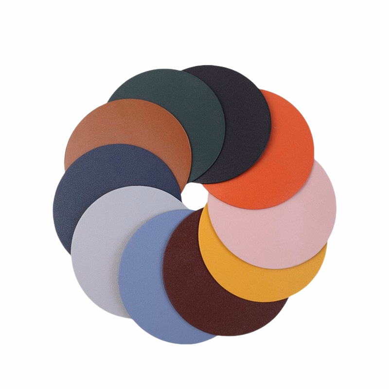 Non-Slip Leather Coasters