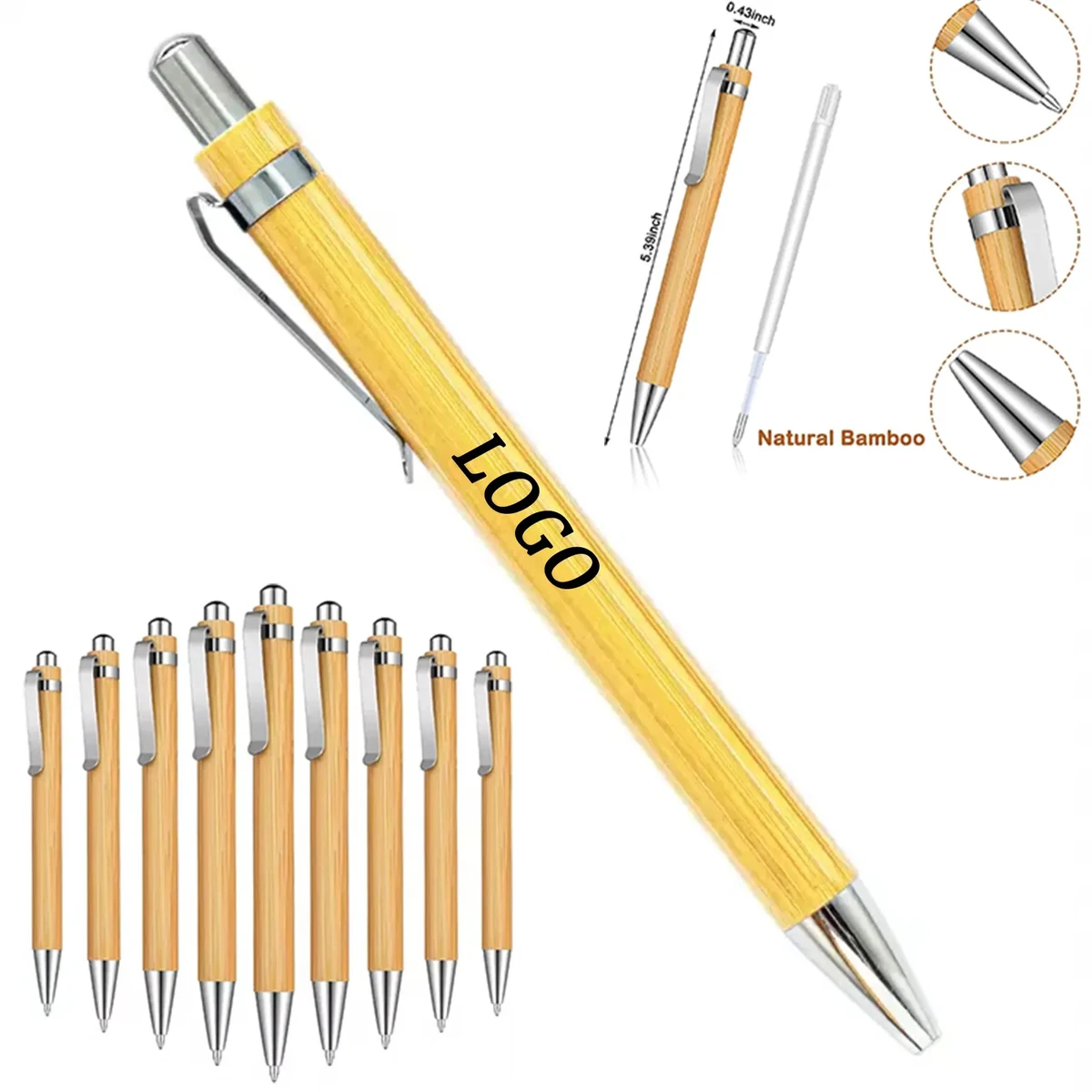 Eco-friendly Bamboo Ballpoint Pen 1