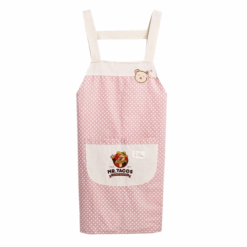Polka Dots Cotton Apron