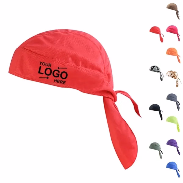 Custom Polyester Pirate Head Scarf Cap with Neck Flap — Sports & Outdoor Protection