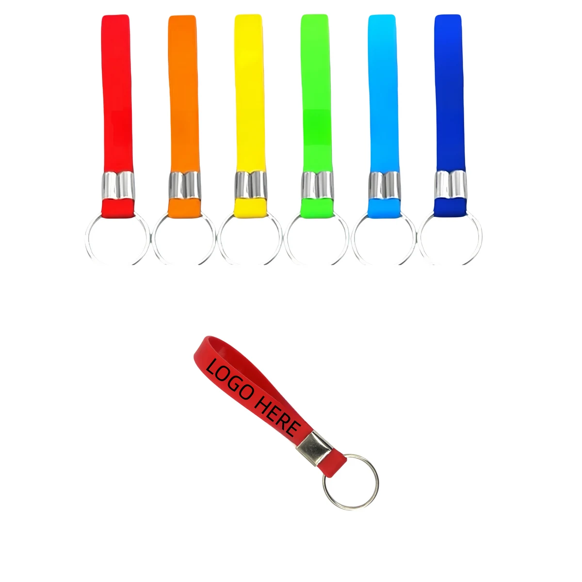 Silicone Wristband Key Chain 1
