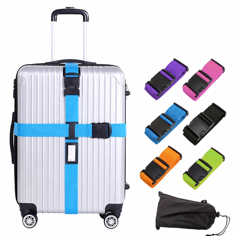 Cross Luggage Straps With Password Lock