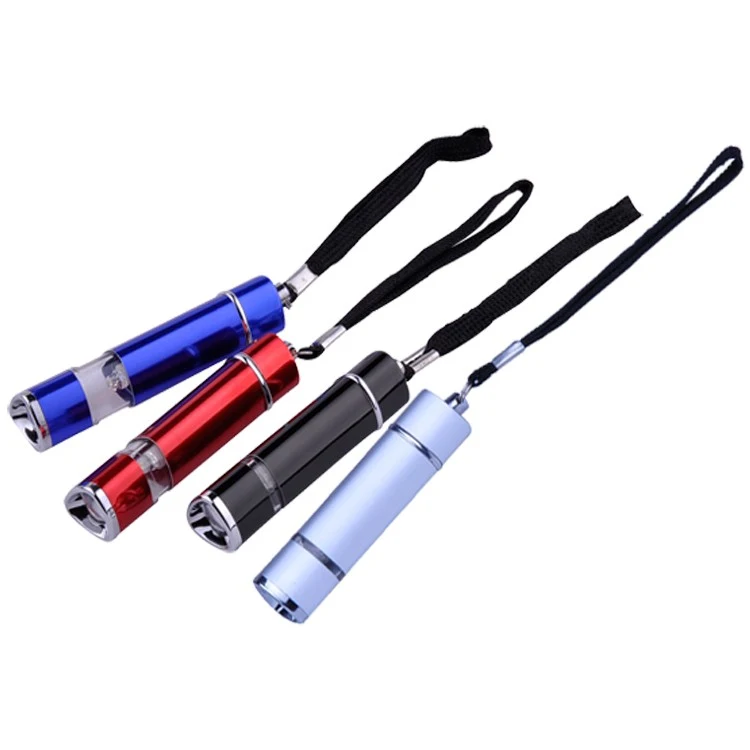 Triangle Shape Aluminum LED Flashlight with Strap 1