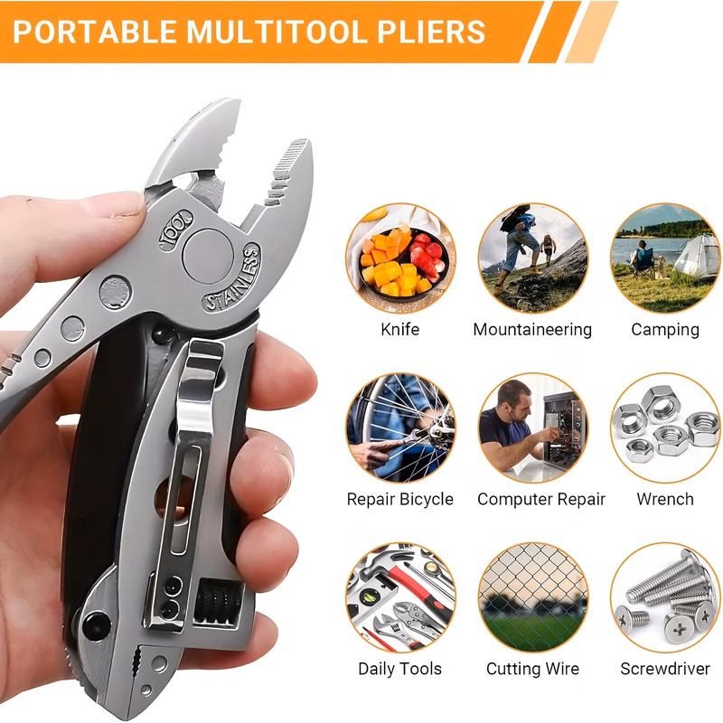 Multi-Purpose Wrench Compact Integrated Tool Pliers