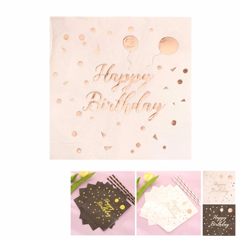 5 x 5 Two Ply Beverage Napkins for Events