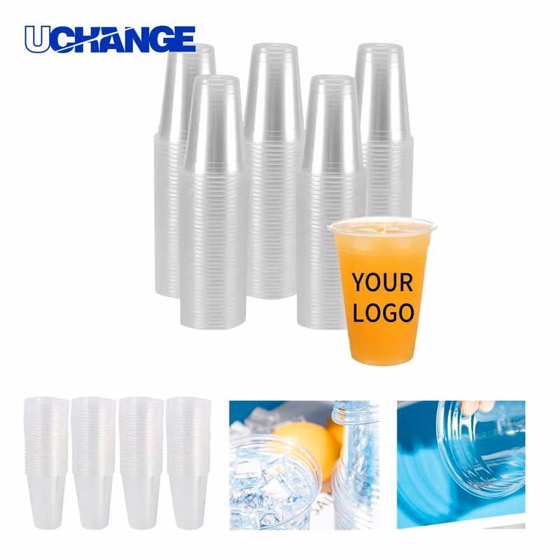 16 oz PET Plastic Cup with Custom Logo