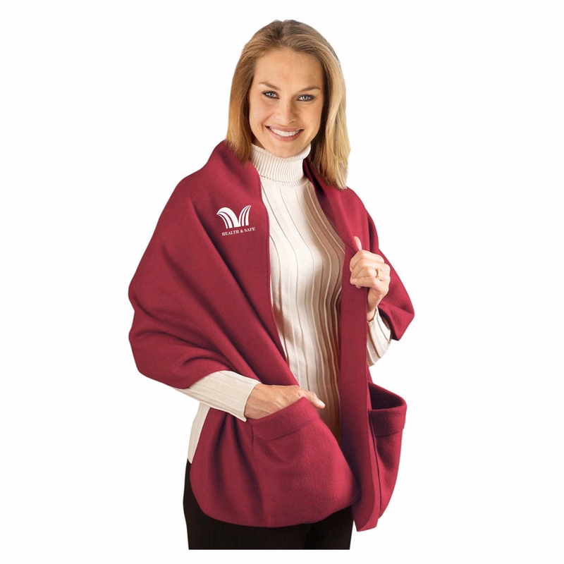Pashmina Wrap Shawl Scarf With Pockets
