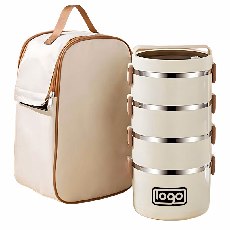 Stainless Steel Lunch Box w/ Insulated Bag