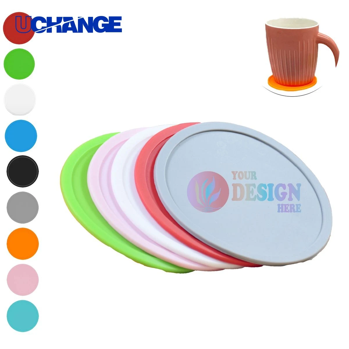 Silicone Cup Coaster Mat 1