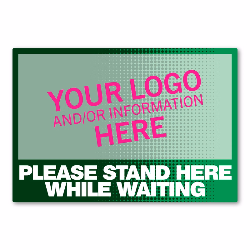 Rectangle Floor Decal - 13" x 19"