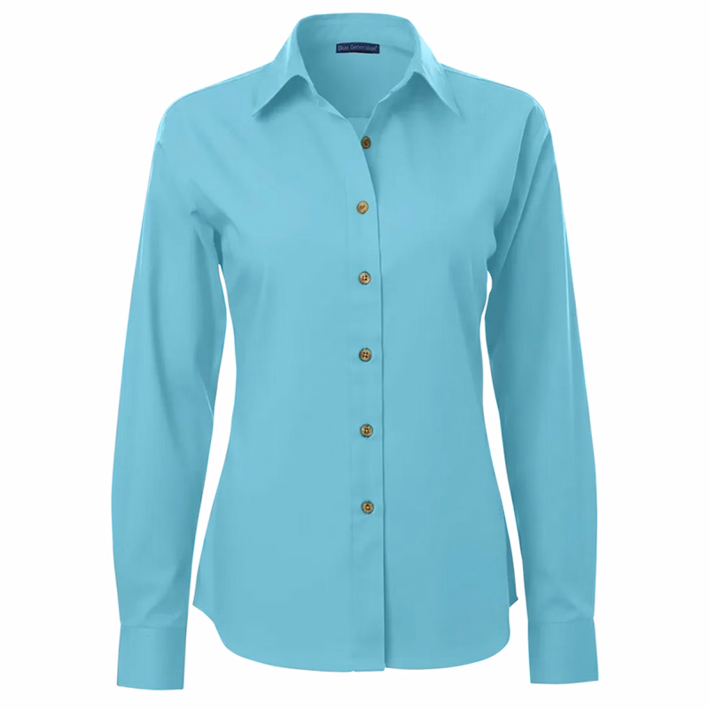 Ladies' Superblend Long-Sleeve Poplin Dress Shirt