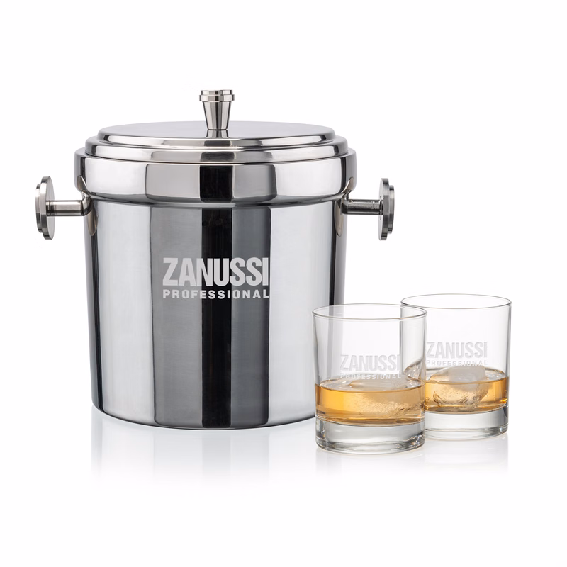Milano Ice Bucket & Chelsea On-the-Rocks Set