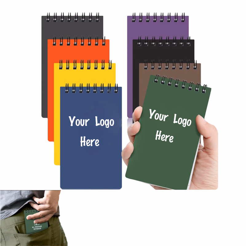 Pocket Sized Mini Flip Top Spiral Notebook