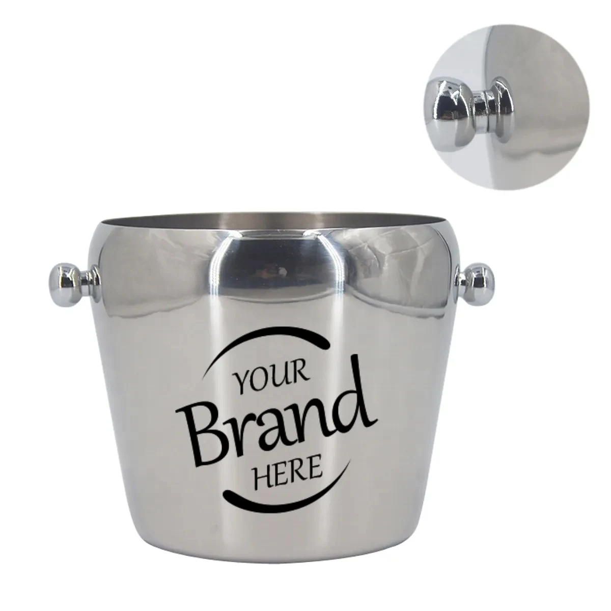 Stainless Steel Insulated Ice Bucket 1