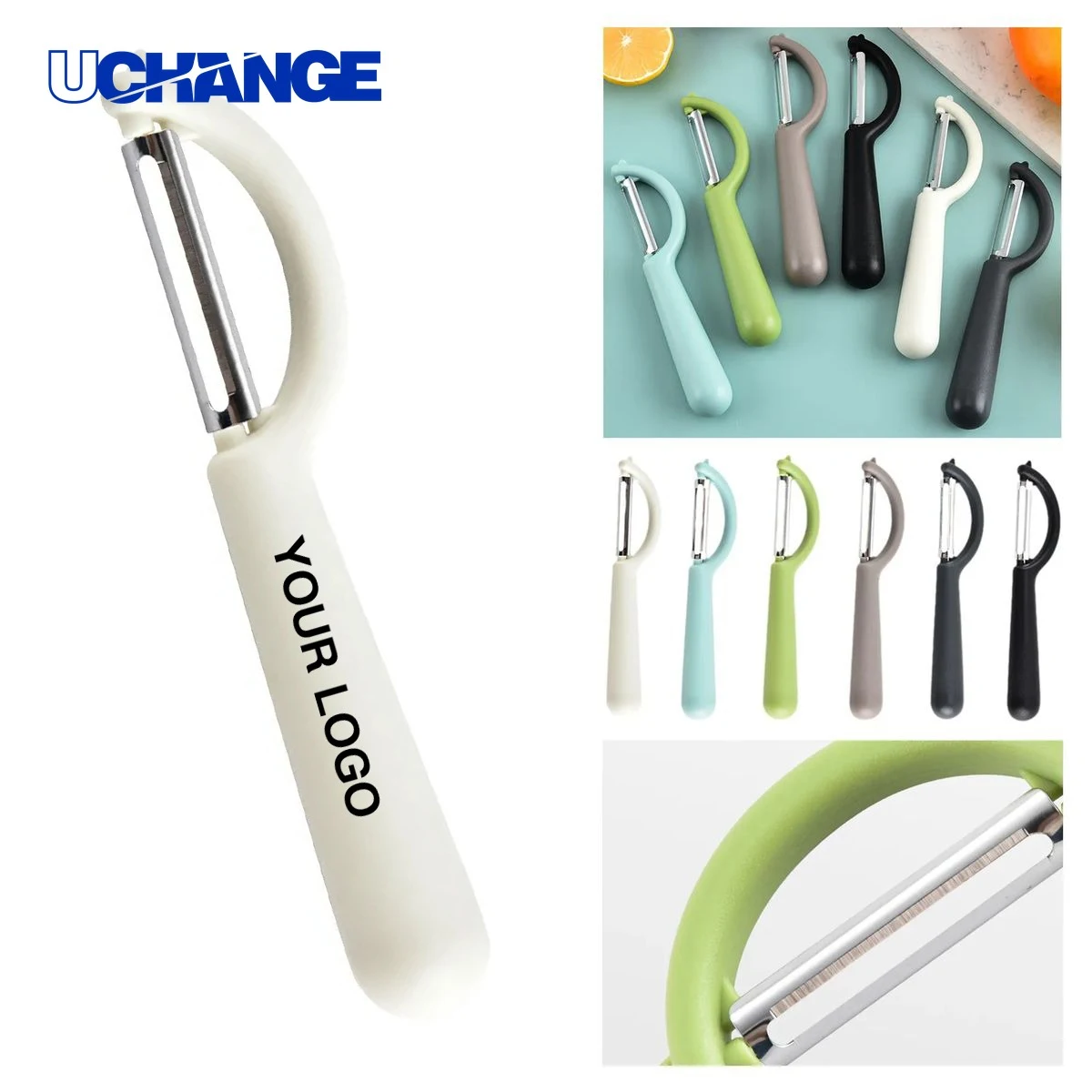 Non Slip Handle Fruit and Vegetable Peeler Tool 1