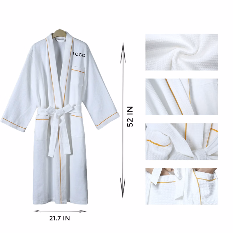 MOQ 10 PCS Cotton Bathrobe