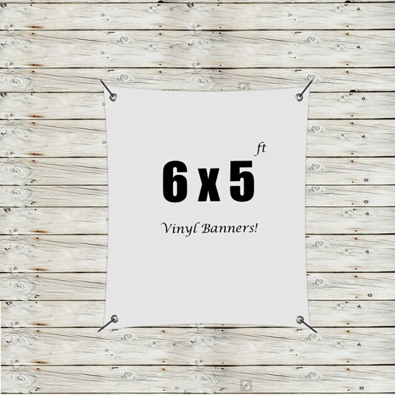 Custom 6' x 5' Vinyl Banners 1