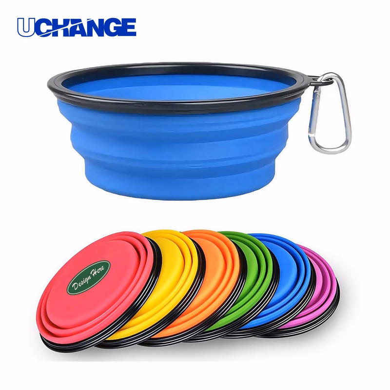 12 OZ Collapsible Dog Bowl with Carabiner for Travel