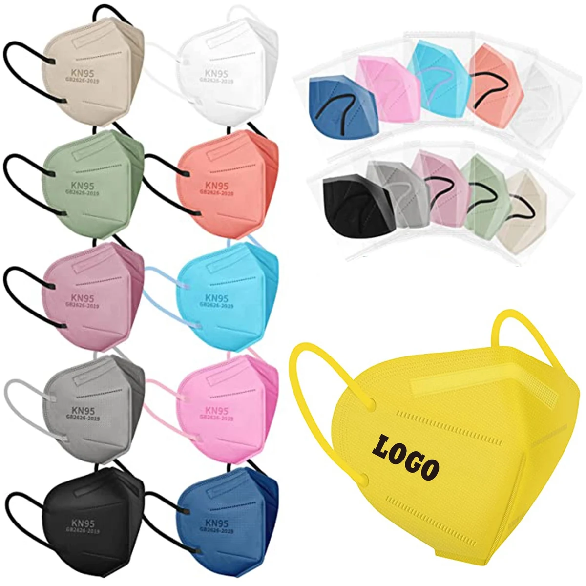 KN95 Custom Adult & Kid Colorful Face Mask 1
