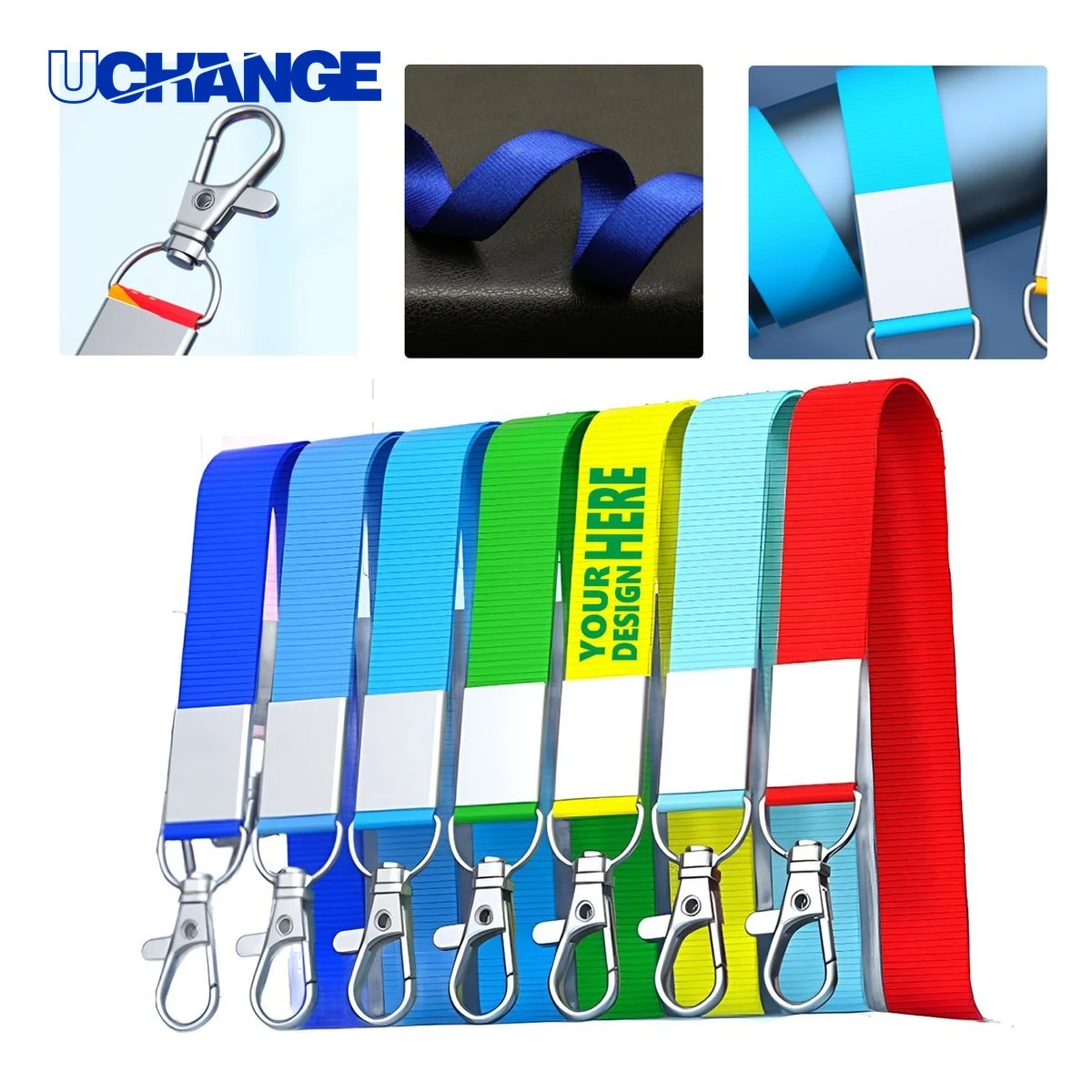 Customizable Lanyard with Metal Hook 1